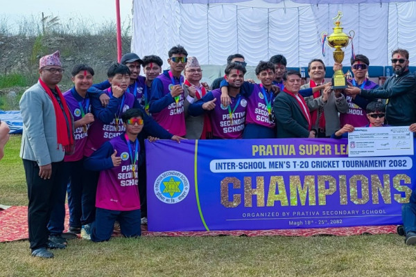 प्रतिभा सुपर लिग क्रिकेटः प्रतिभालाई उपाधि, मदरल्याण्ड उपविजेता